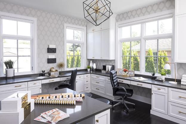 Multi-functional home office work area