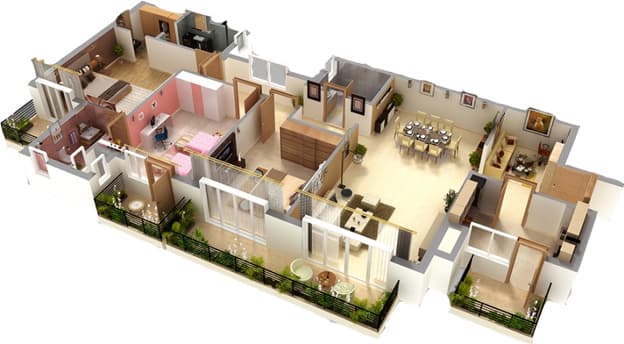 AutoCAD design projection example