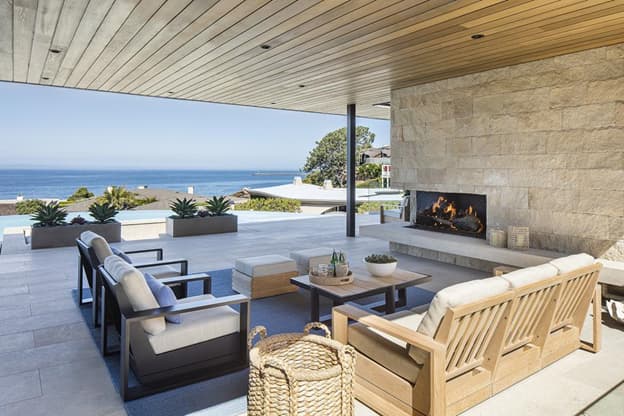 Outdoor space with view