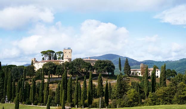 Hotel Castello di Reschio exterior view