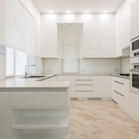 All-White Kitchens